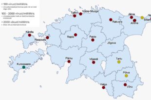 Reoveeuuringu tulemused 8. 12. martsil. Allikas Tartu Ulikool 1