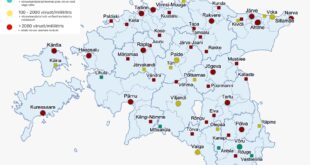 Reoveeuuringu tulemused 12. 16. aprillil. Allikas Tartu Ülikool