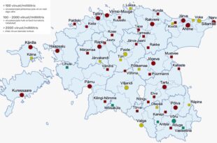 Reoveeuuringu tulemused 12. 16. aprillil. Allikas Tartu Ülikool