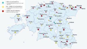 Reoveeuuringu tulemused 19.-23. aprillil. Allikas Tartu Ülikool