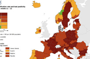 koroona euroopa 12 nadal 2021