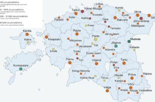 Reoveeuuringu tulemusd 3. 7. mail. Allikas Tartu Ülikool