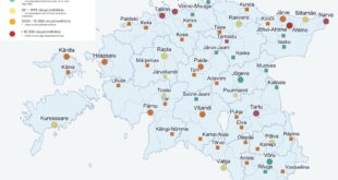 Reoveeuuringu tulemused 10. 14. mail. Allikas Tartu Ülikool