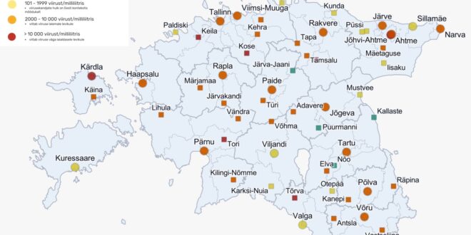 Reoveeuuringu tulemused 17.–21. mail. Allikas Tartu Ülikool