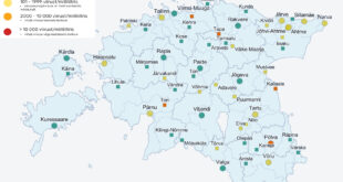 Reoveeuuringu tulemused 31. mail – 4. juunil. Allikas Tartu Ülikool