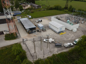 Tööd Jõgeva alajaamas