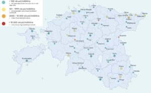 Visuaal- Reoveeuuringu tulemused 28. juulist 2. juulini. Allikas- Tartu Ülikool 2