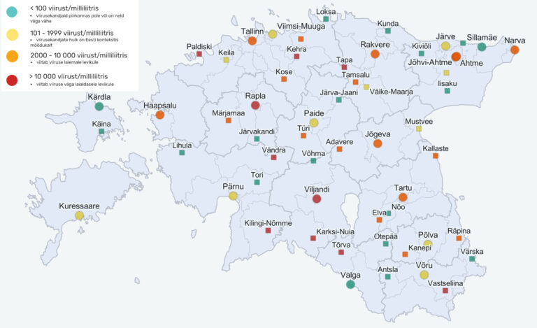 Reoveeseire tulemused 13. - 17. septembril. Allikas- Tartu Ülikool