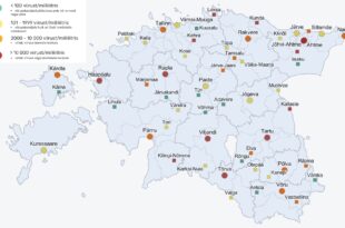 Reoveeuuringu tulemused 15.– 19. novembril. Allikas Tartu Ülikool