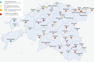 Reoveeuuringu tulemused 22.–26. novembril. Allikas Tartu Ülikool