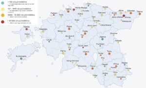 Reoveeuuringu tulemused ajavahemikul 6. - 10. detsember. Allikas Tartu Ülikool