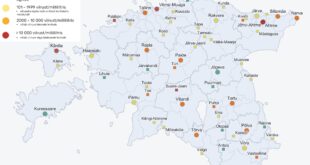 Reoveeuuringu tulemused ajavahemikul 6. 10. detsember. Allikas Tartu Ülikool