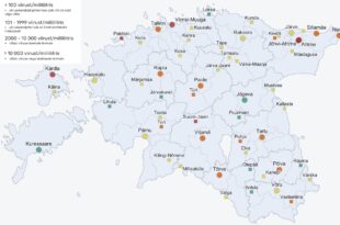 Reoveeuuringu tulemused ajavahemikul 6. 10. detsember. Allikas Tartu Ülikool