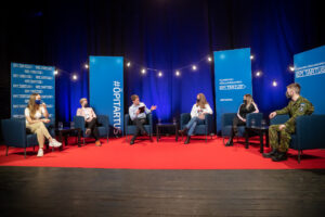 Fotol kõrghariduspäev „Õpi Tartus!“ 2021. aastal. Foto autor Andres Tennus