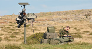 Starstreak launcher on Dartmoor