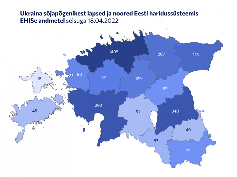 ukraina lapsed haridusasutustes1804 kaart