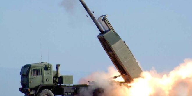 960px HIMARS missile launched