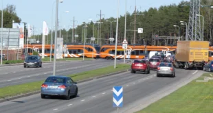 Level crossings in Jarvevana street