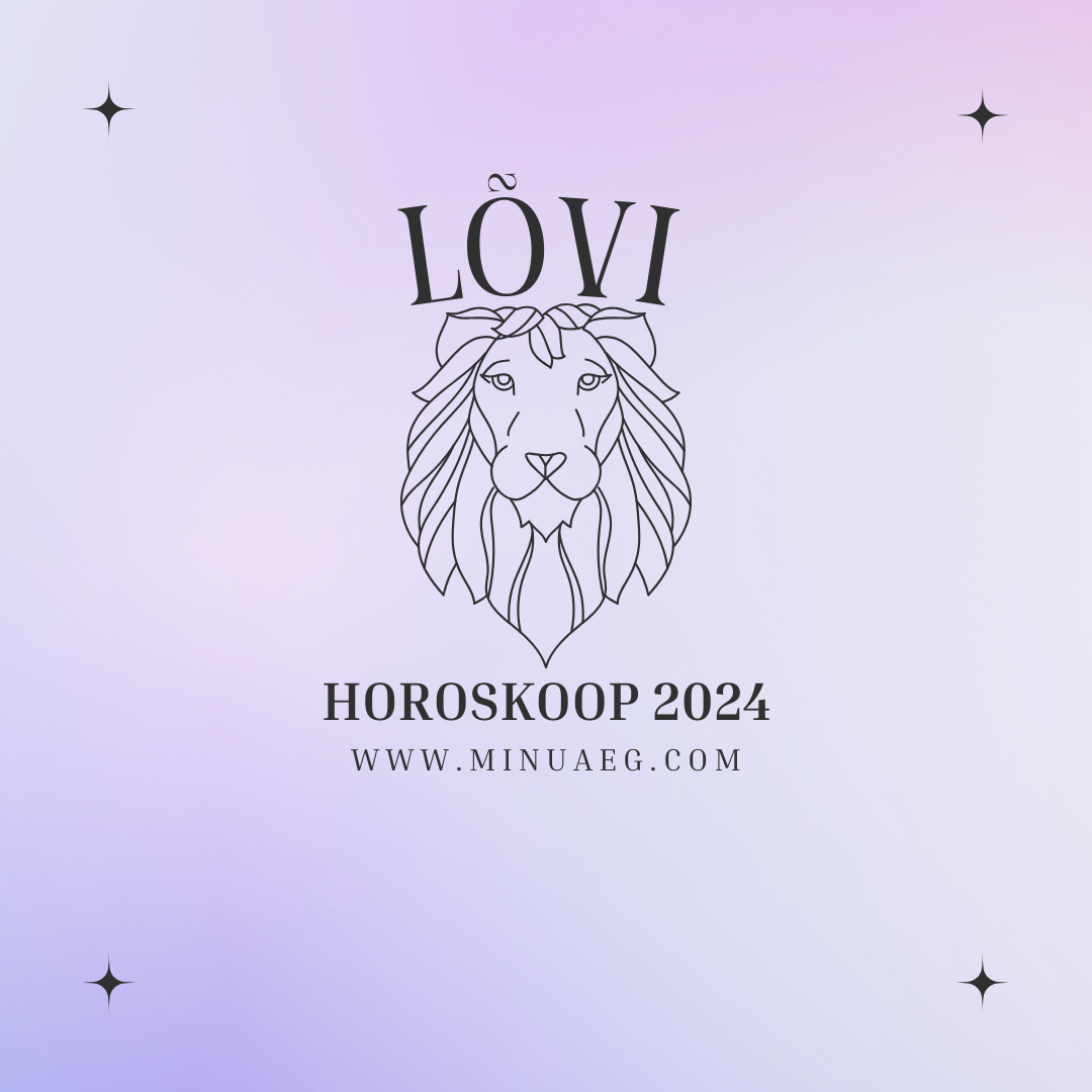 L VI HOROSKOOP 2024 MinuAeg   Purple Gradient Astrologer Leo Zodiac Sign Instagram Post 