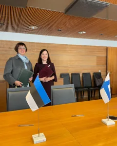 Sotsiaalkaitseminister Riisalo ja Soome sotsiaalkindlustusminister Grahn-Laasonen