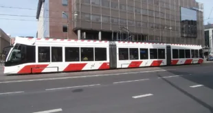 Tram 506 at Danske Bank Tallinn 31 August 2015