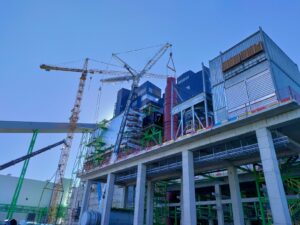 Ehitusjärgus õlitehas Auvere tööstusalal_foto autor Keskkonnaamet