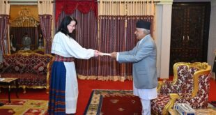 16. septembril andis Eesti suursaadik Katmandus Marje Luup ule volikirja Nepali president Ramchandra Paudelile