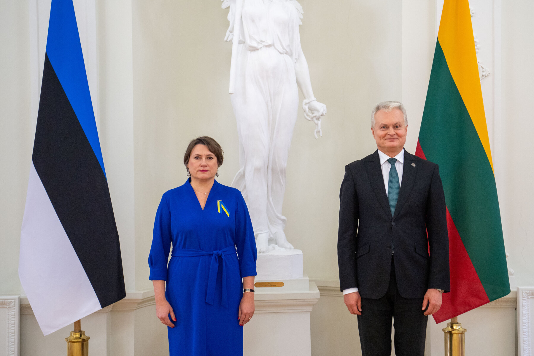 Eesti uus suursaadik Leedus Kaili Terras andis üle volikirja 1 Terras