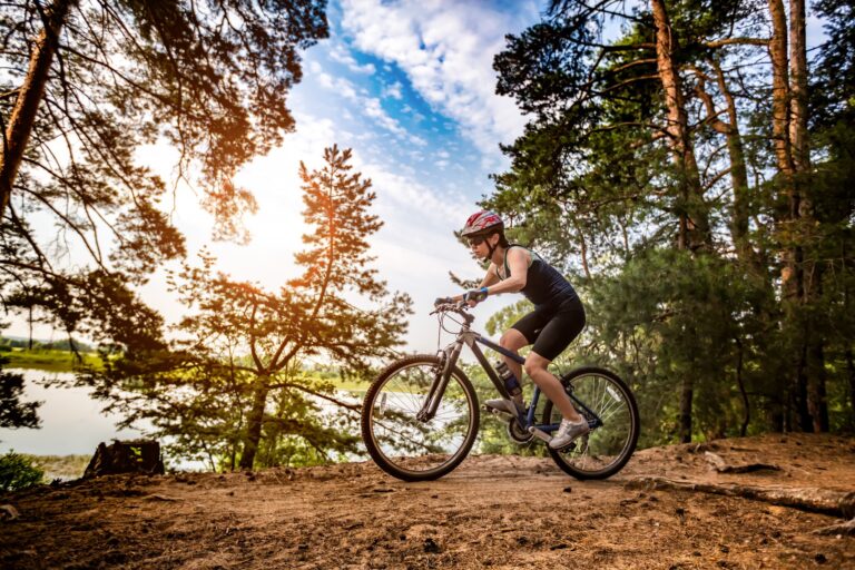 Women on bike
