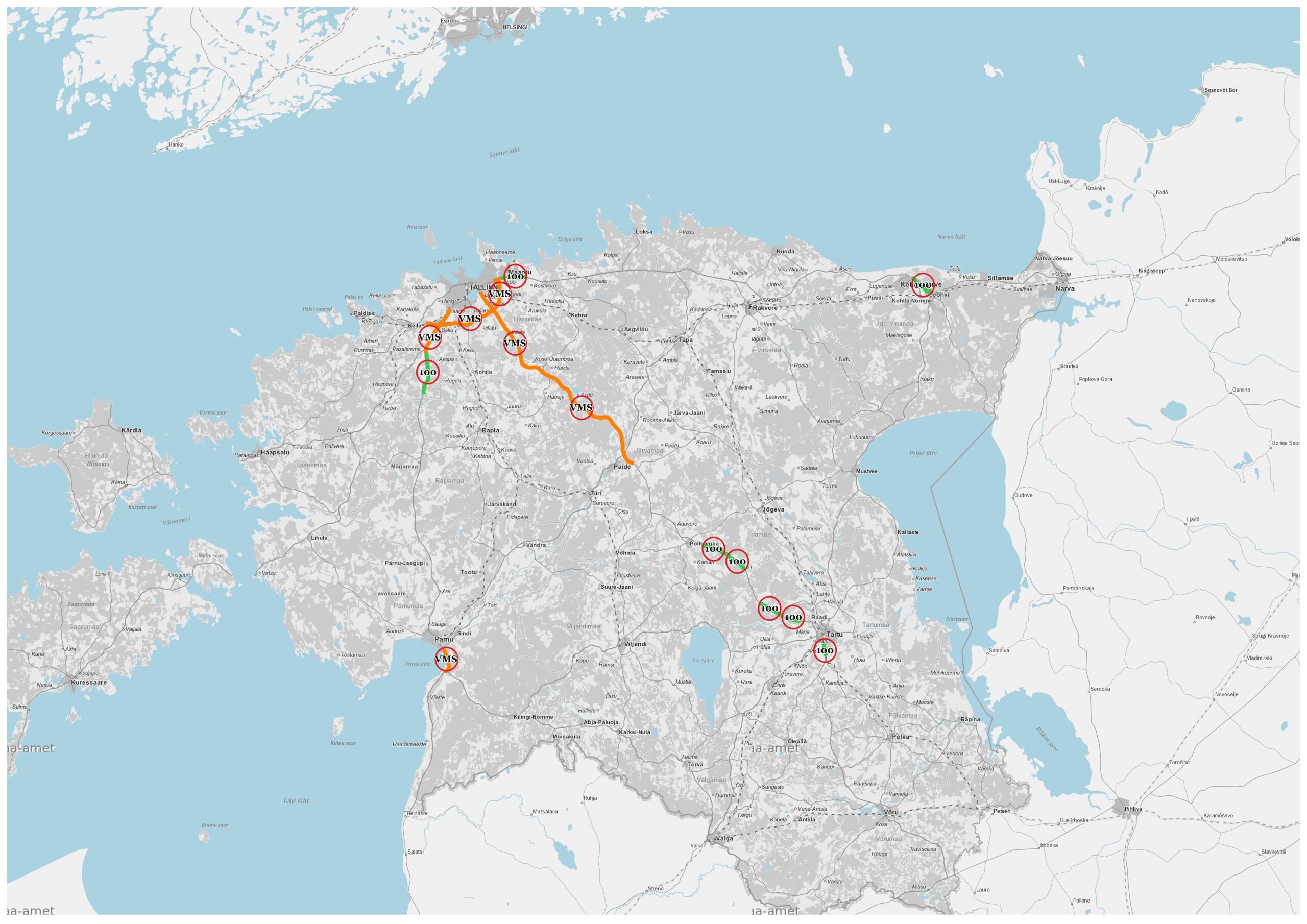 OLULINE: Tänasest 19.11.24 hakkavad maanteedel kehtima talvised piirkiirused 1 talvisedPiirkiirused
