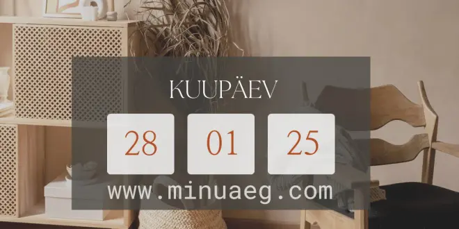 kuupaev 28.01.2025 minuaeg