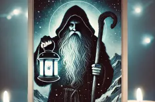 The Hermit Tarot Card