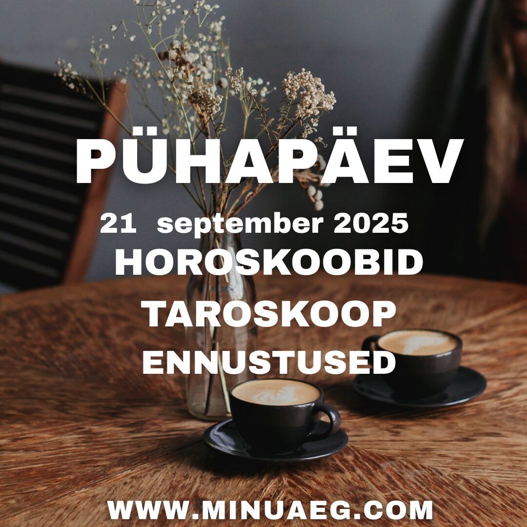 Pühapäev 21.09.2025 – Horoskoobid, Taroskoop ja Ennustused kogu päevaks 1 Simple Coffee Photo Opening Café Instagram Post