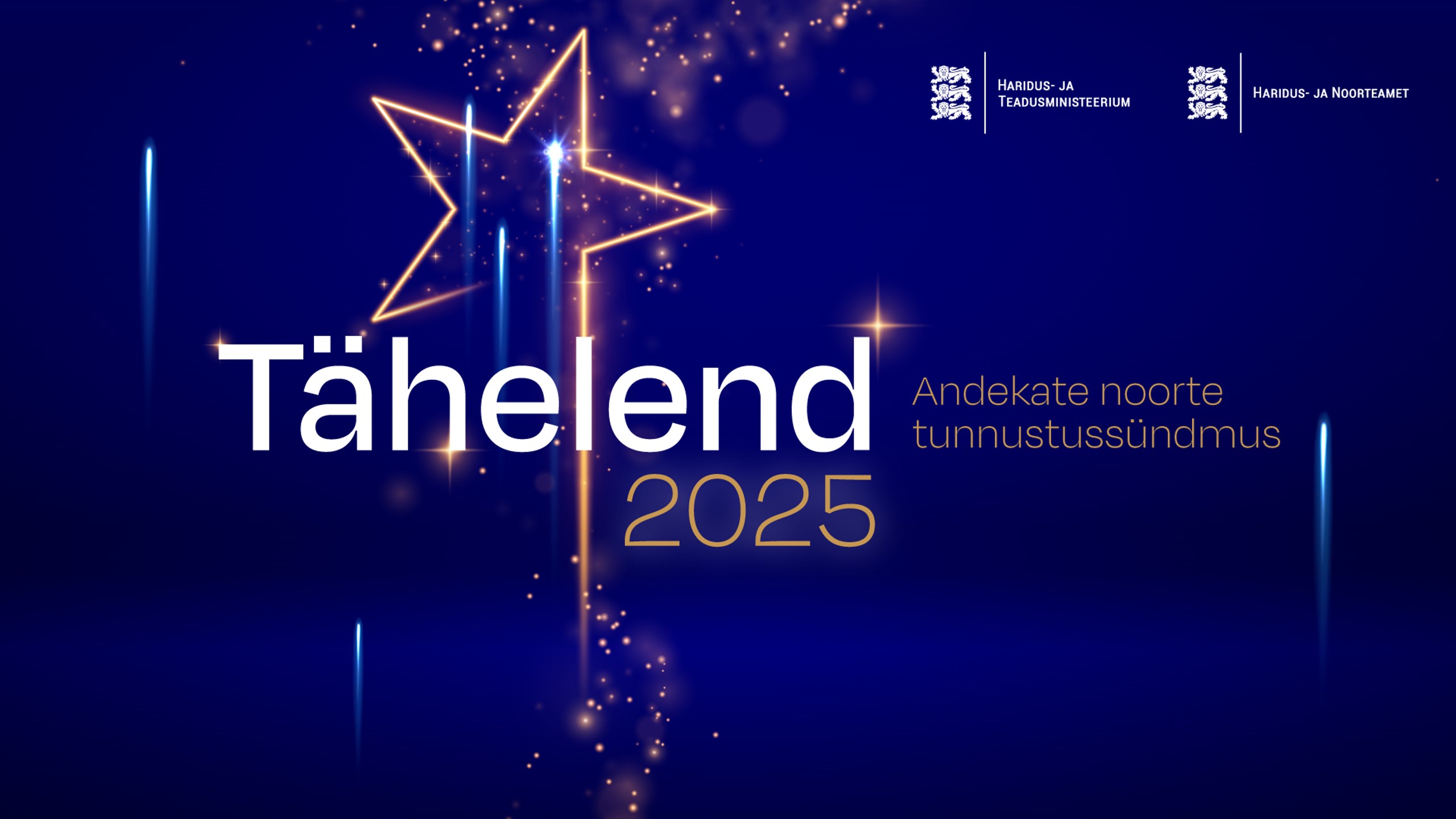 Taas on aeg esitada noori ja juhendajaid tunnustussündmusele "Tähelend 2025" 1 Slide1