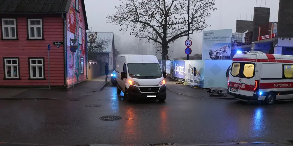 Lisainfo: Tartus hukkus liiklusõnnetuses inimene 1 Kastani tn õnnetus