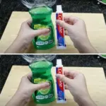 Nõudepesuvahend ja hambapasta