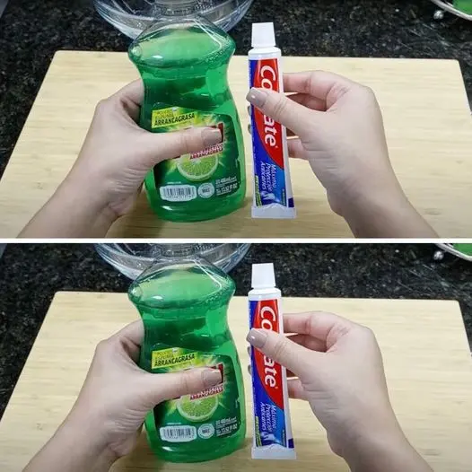 Nõudepesuvahend ja hambapasta