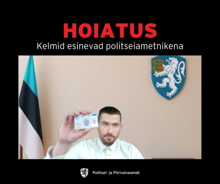 kelmid esinevad politseiametnikena