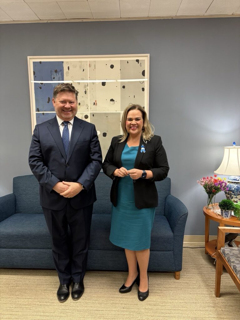 Undersecretary Minna-Liina Lind and DOS PDAS David McFarland